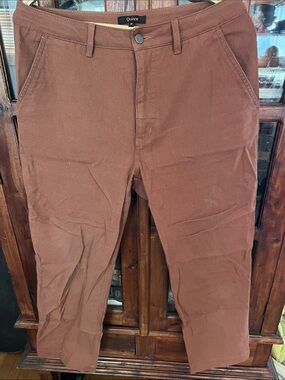 Quince Women’s Rust Brown Chino Pants